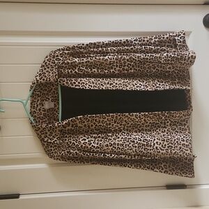 Chicos leopard jacket. Size 8/10.